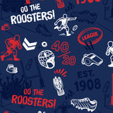 NRL Roosters 'Scrambler' Golf Polo