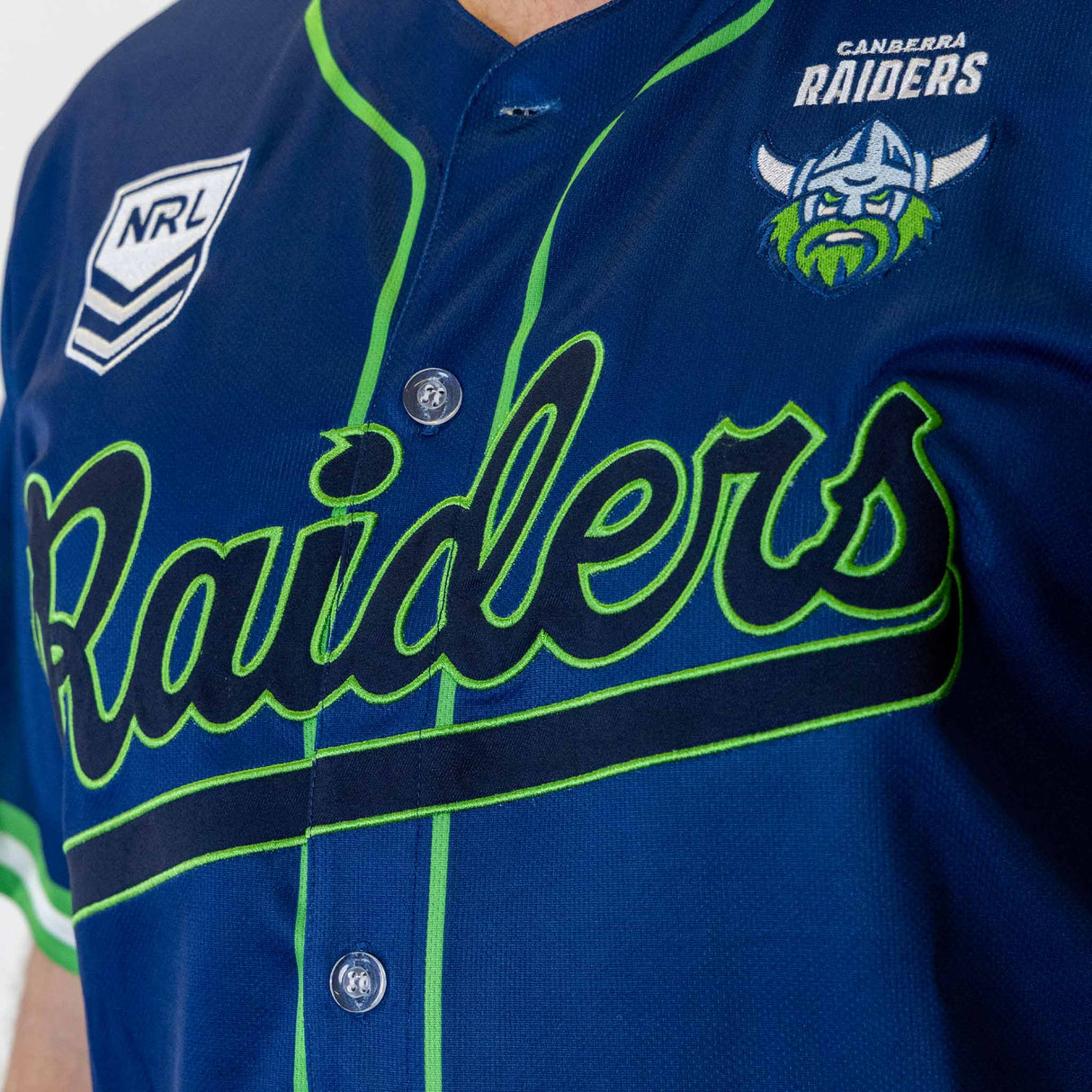 NRL Raiders 'Homer' Baseball Shirt