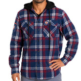 NRL Roosters 'Highland' Hooded Flannel Shirt
