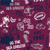 NRL Sea Eagles 'Scrambler' Golf Polo