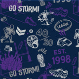NRL Storm 'Scrambler' Golf Polo