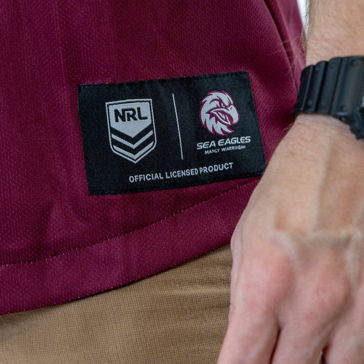 NRL Sea Eagles 'Homer' Baseball Shirt