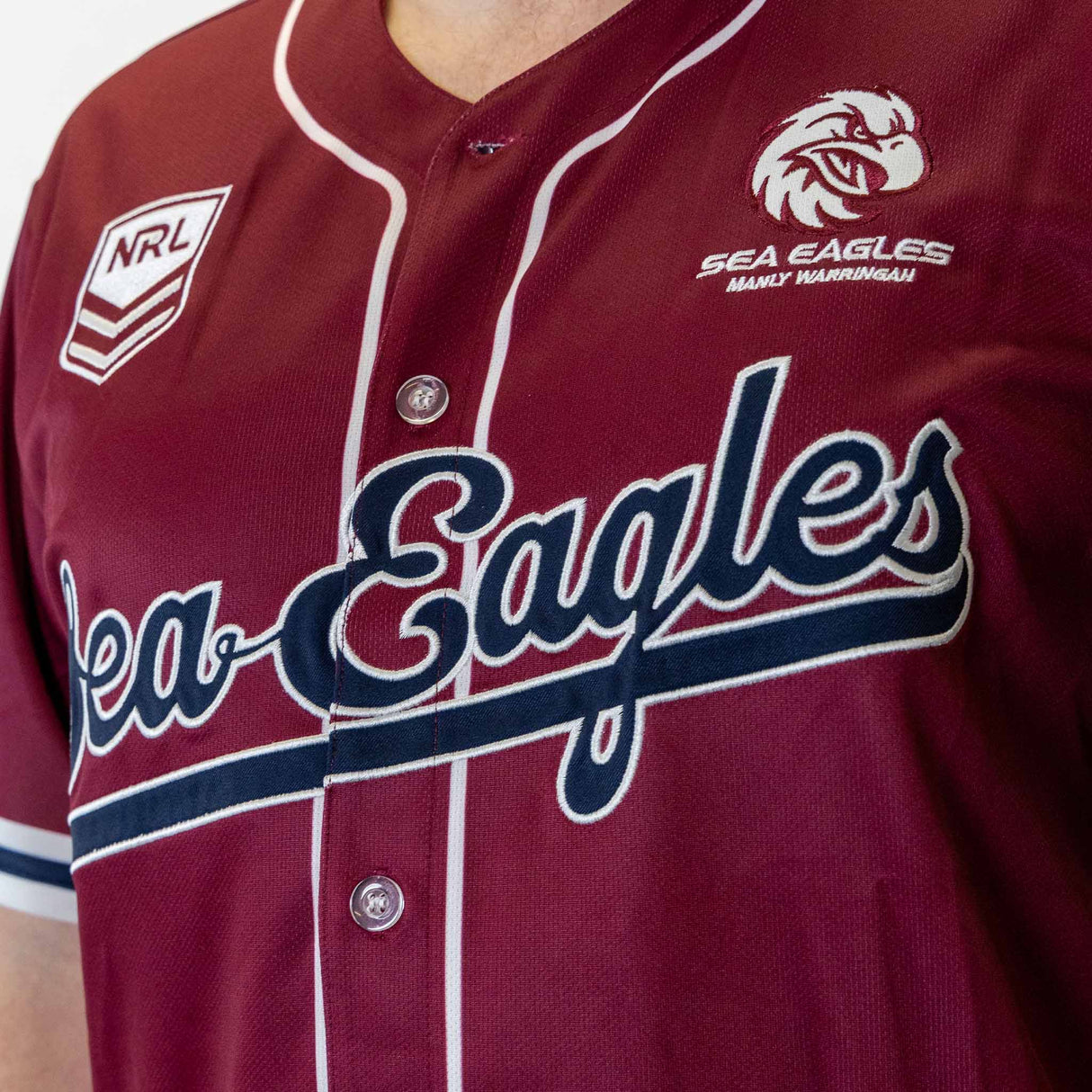 NRL Sea Eagles 'Homer' Baseball Shirt