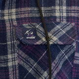 NRL Storm 'Highland' Hooded Flannel Shirt