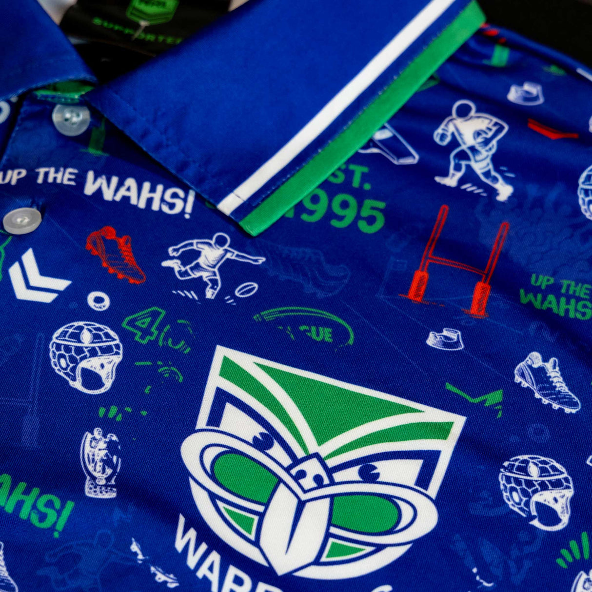 NRL Warriors 'Scrambler' Golf Polo