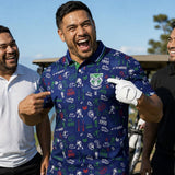 NRL Warriors 'Scrambler' Golf Polo
