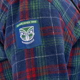 NRL Warriors 'Highland' Hooded Flannel Shirt