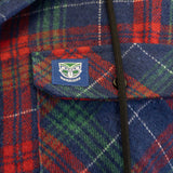NRL Warriors 'Highland' Hooded Flannel Shirt
