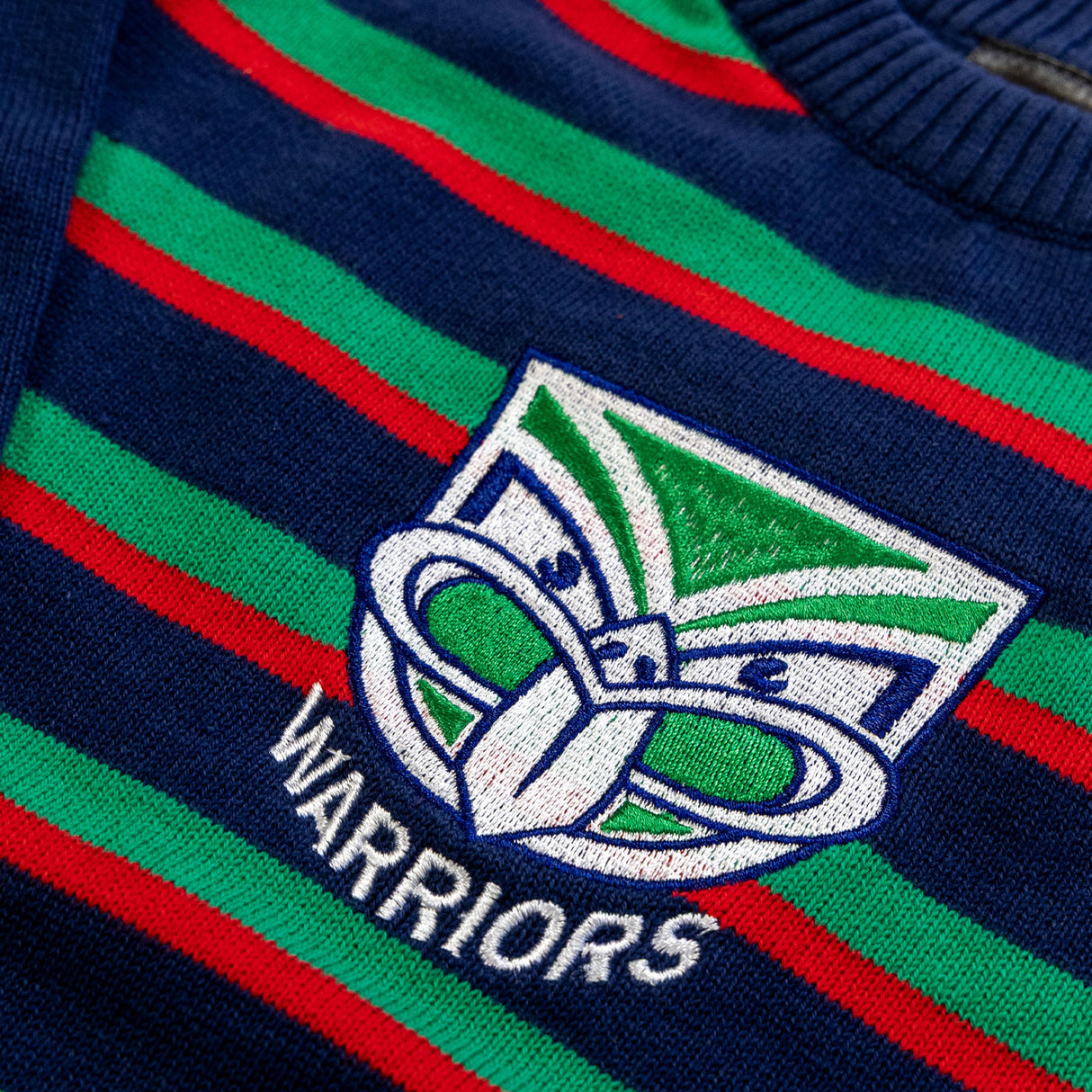 NRL Warriors 'Crossbar' Knitted Jumper