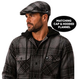 All Blacks 'Hilltop' Hooded Flannel Shirt
