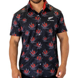 All Blacks 'Pōhutukawa' Hawaiian Shirt