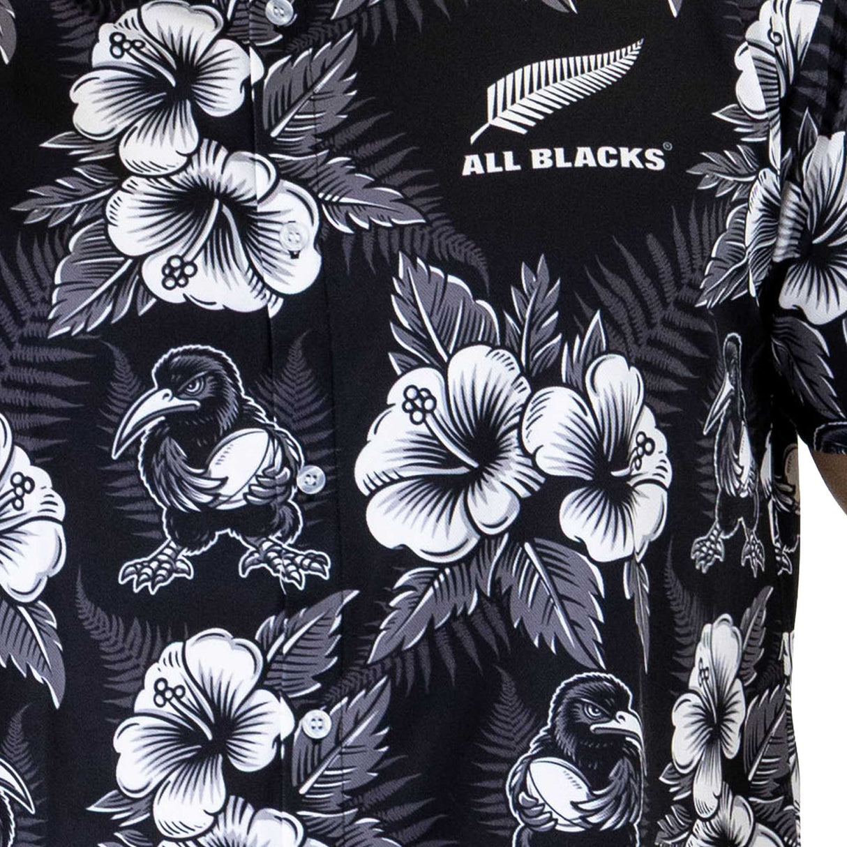 All Blacks 'Nelson' Hawaiian Shirt