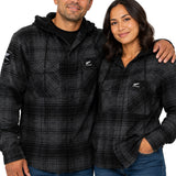All Blacks 'Hilltop' Hooded Flannel Shirt