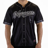 QLD Maroons Blackout Baseball Shirt - Adult