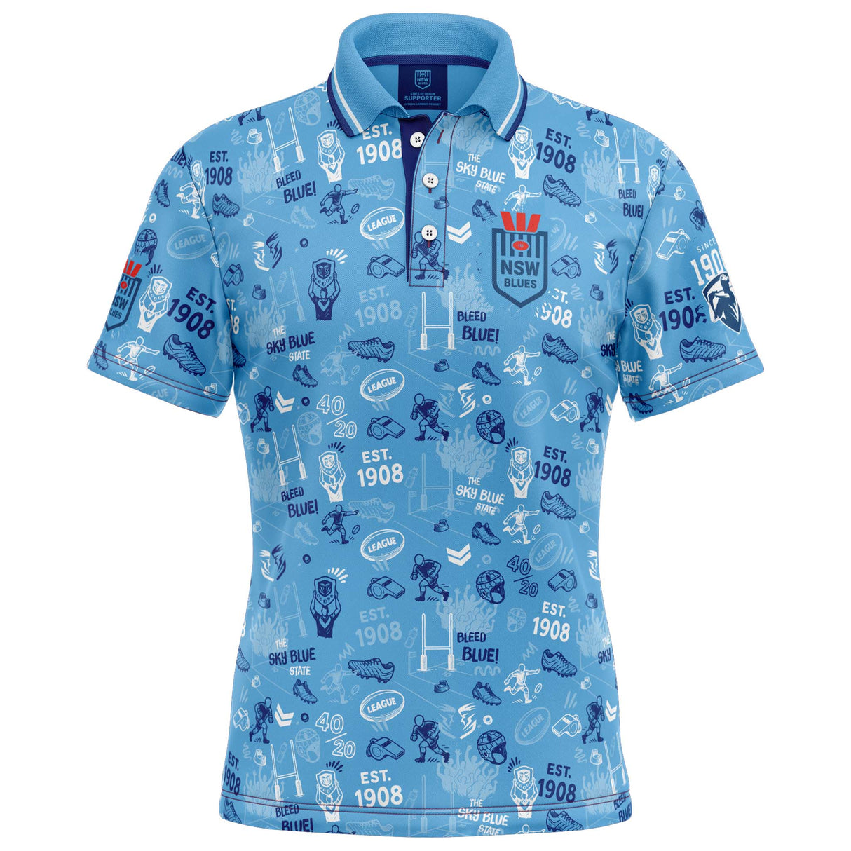 NSW Blues 'Scrambler' Golf Polo