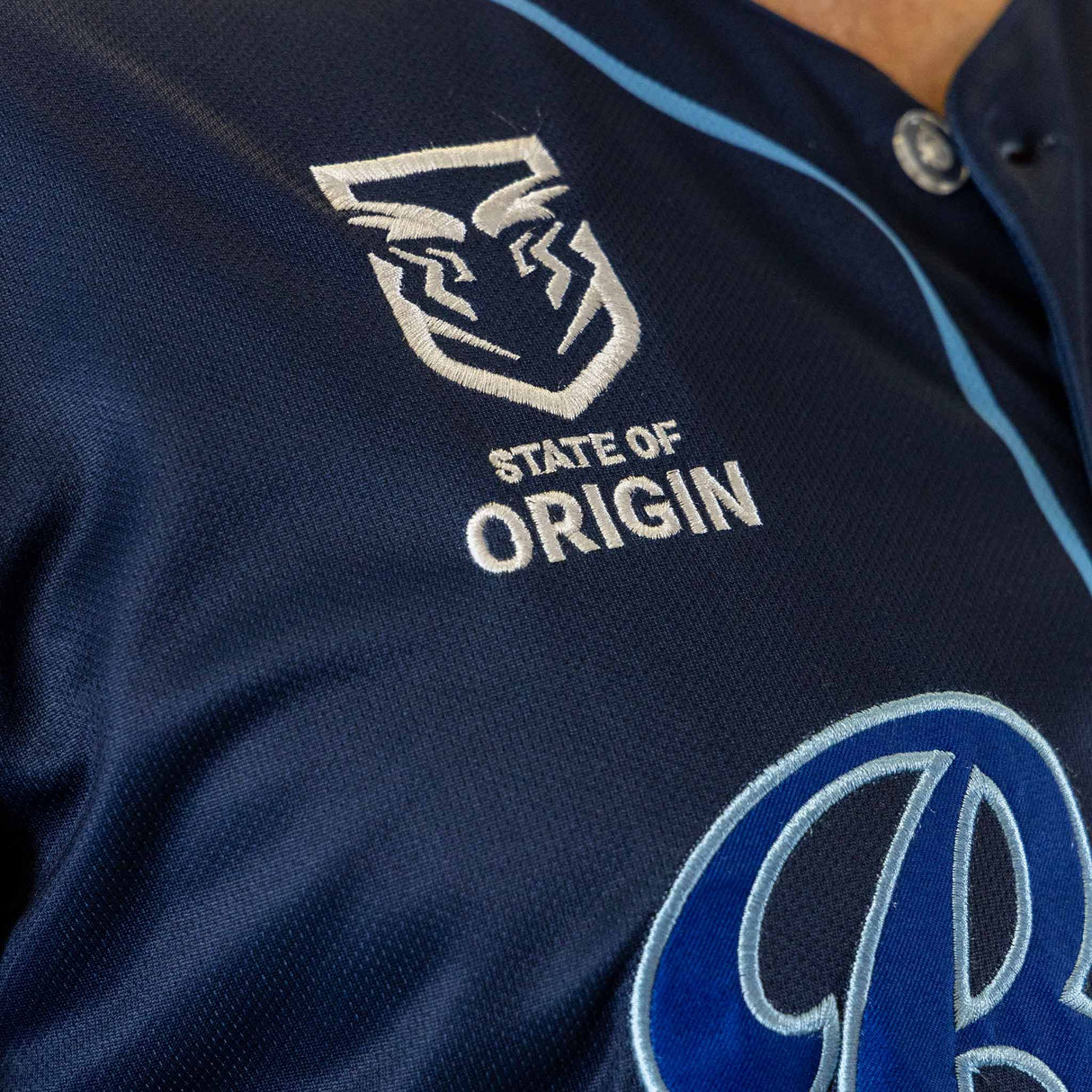 NSW Blues 'Homer' Baseball Shirt