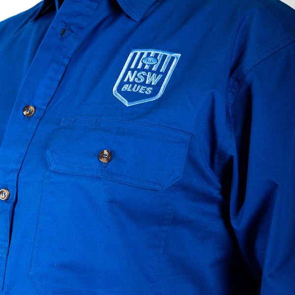 NSW Blues 'Long Yard' Work Shirt