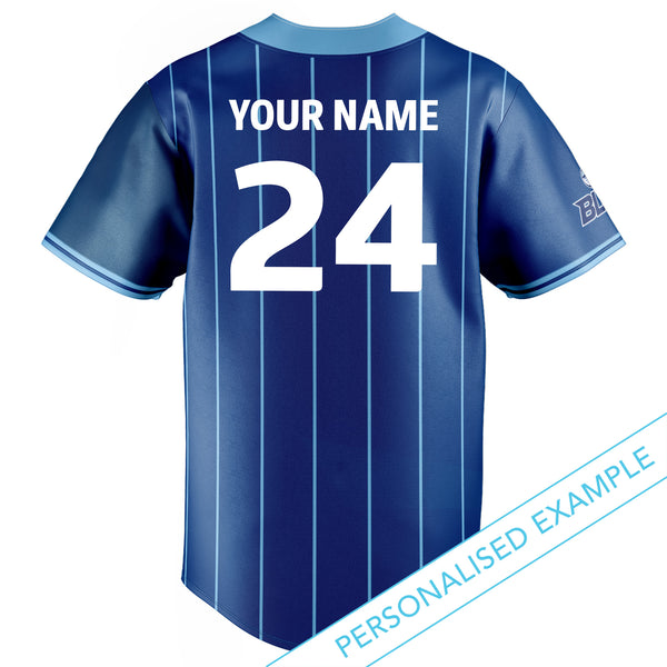 NZ Blues 'Slugger' Baseball Shirt