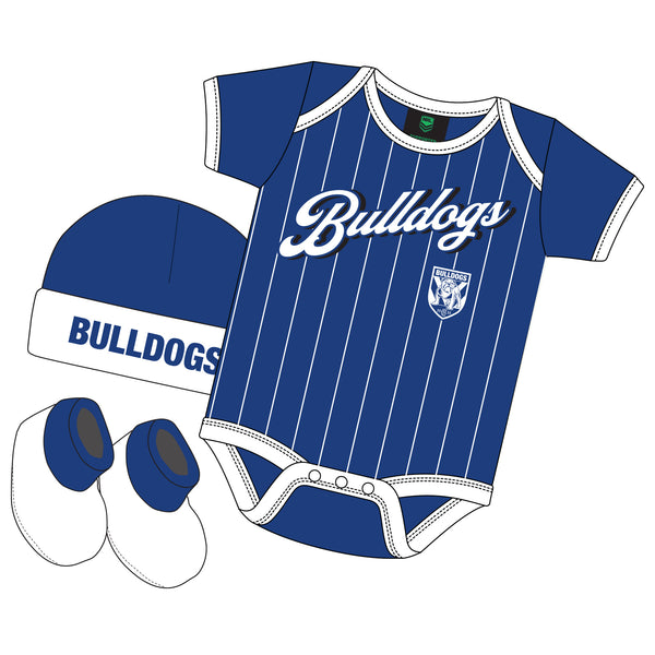 NRL Bulldogs 'Lullaby' 3pc Gift Set