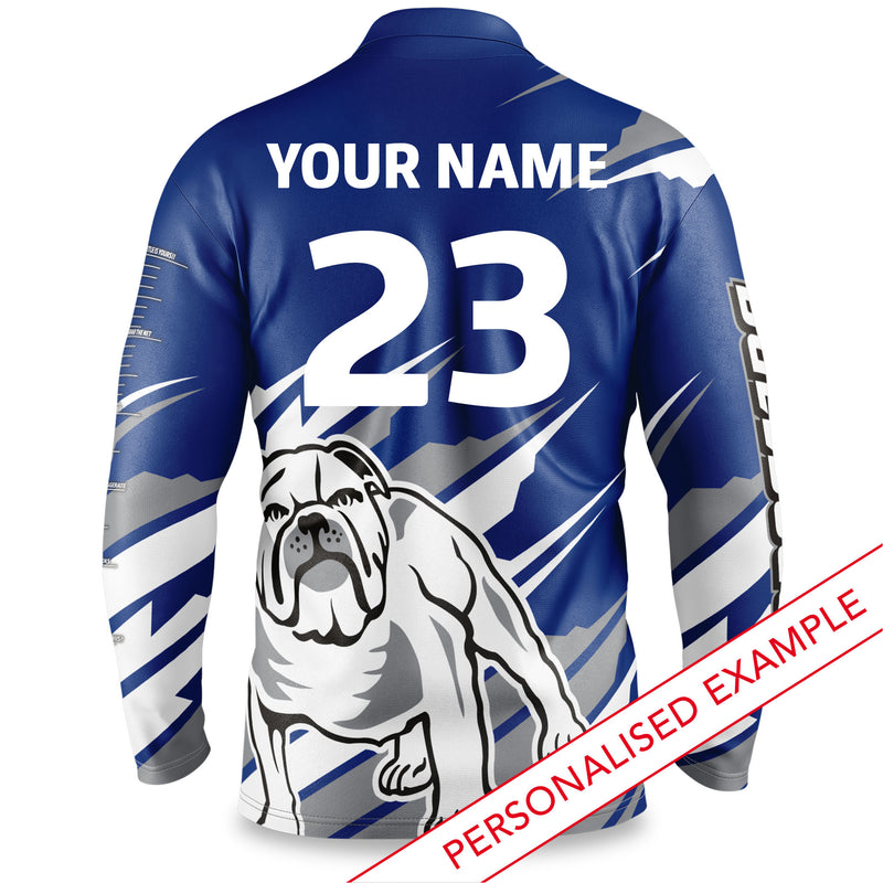 NRL Bulldogs 'Ignition' Fishing Shirt - Adult