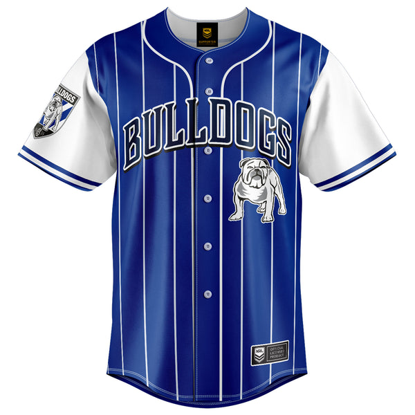 NRL Bulldogs 'Slugger' Baseball Shirt