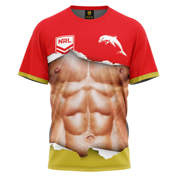 NRL Dolphins Ripped Tee