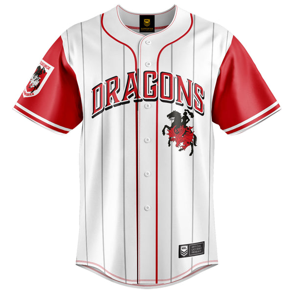 NRL Dragons 'Slugger' Baseball Shirt