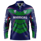 NRL Warriors 'Cyber' Fishing Shirt - Adult