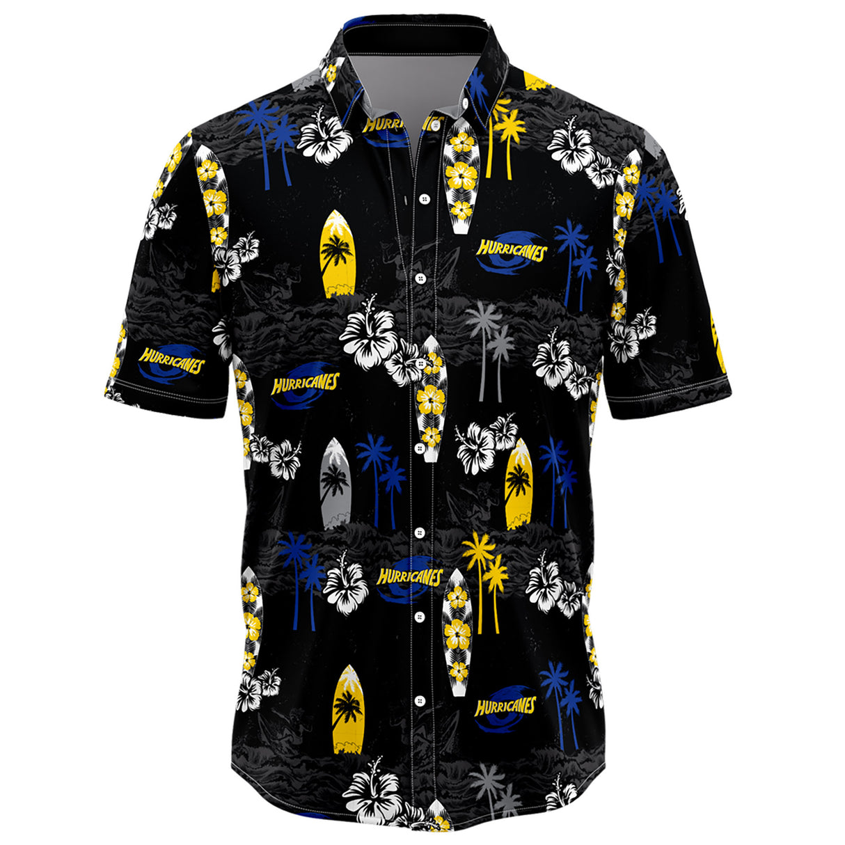 NZ Hurricanes 'Shaka' Hawaiian Shirt