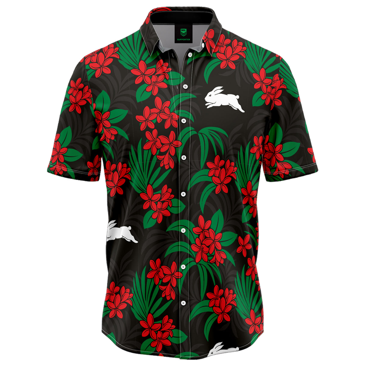 NRL Rabbitohs 'Reef' Hawaiian Shirt