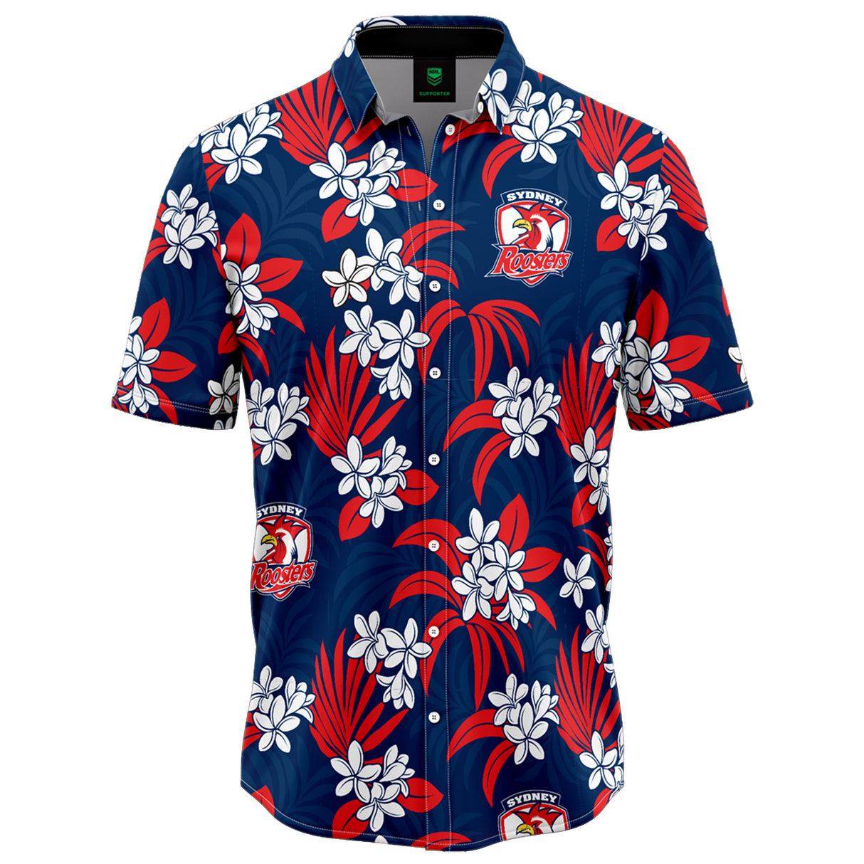 NRL Roosters 'Reef' Hawaiian Shirt