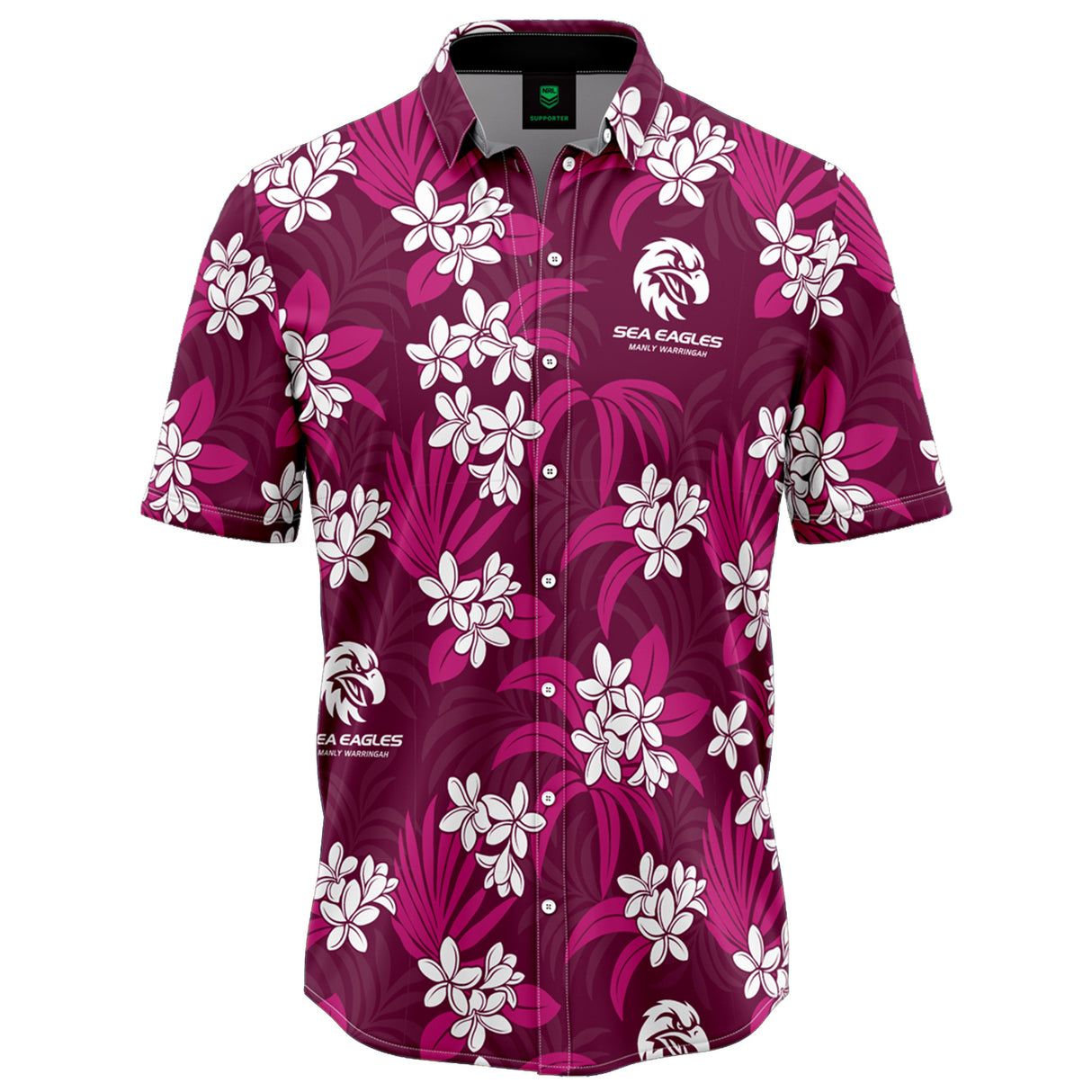 NRL Sea Eagles 'Reef' Hawaiian Shirt