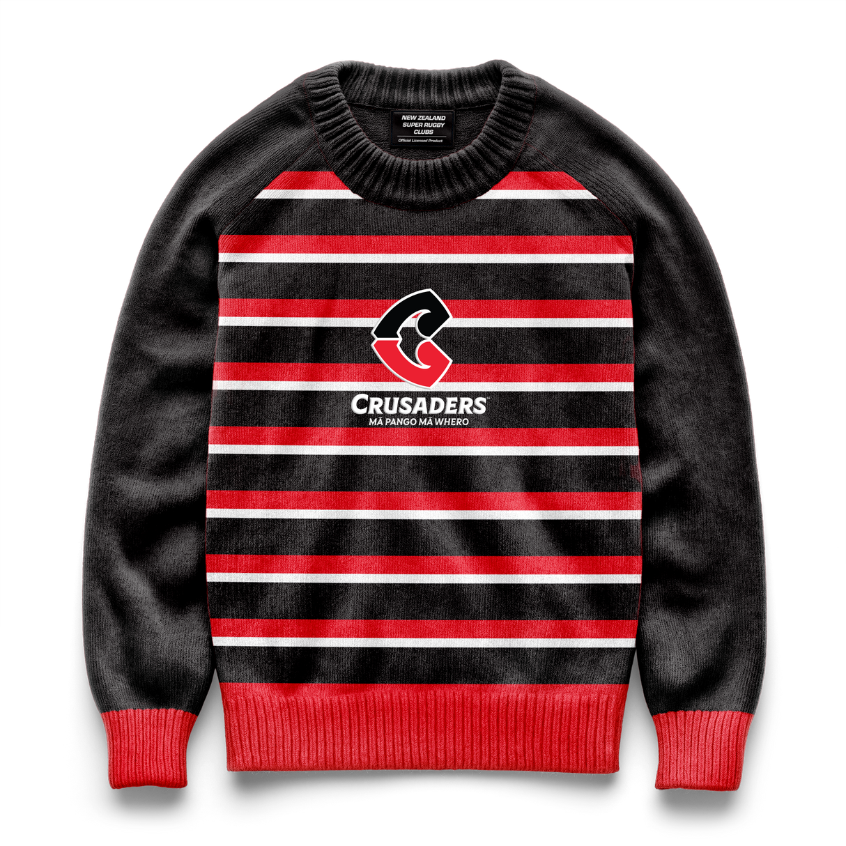NZ Crusaders Kids 'Crossbar' Knitted Jumper