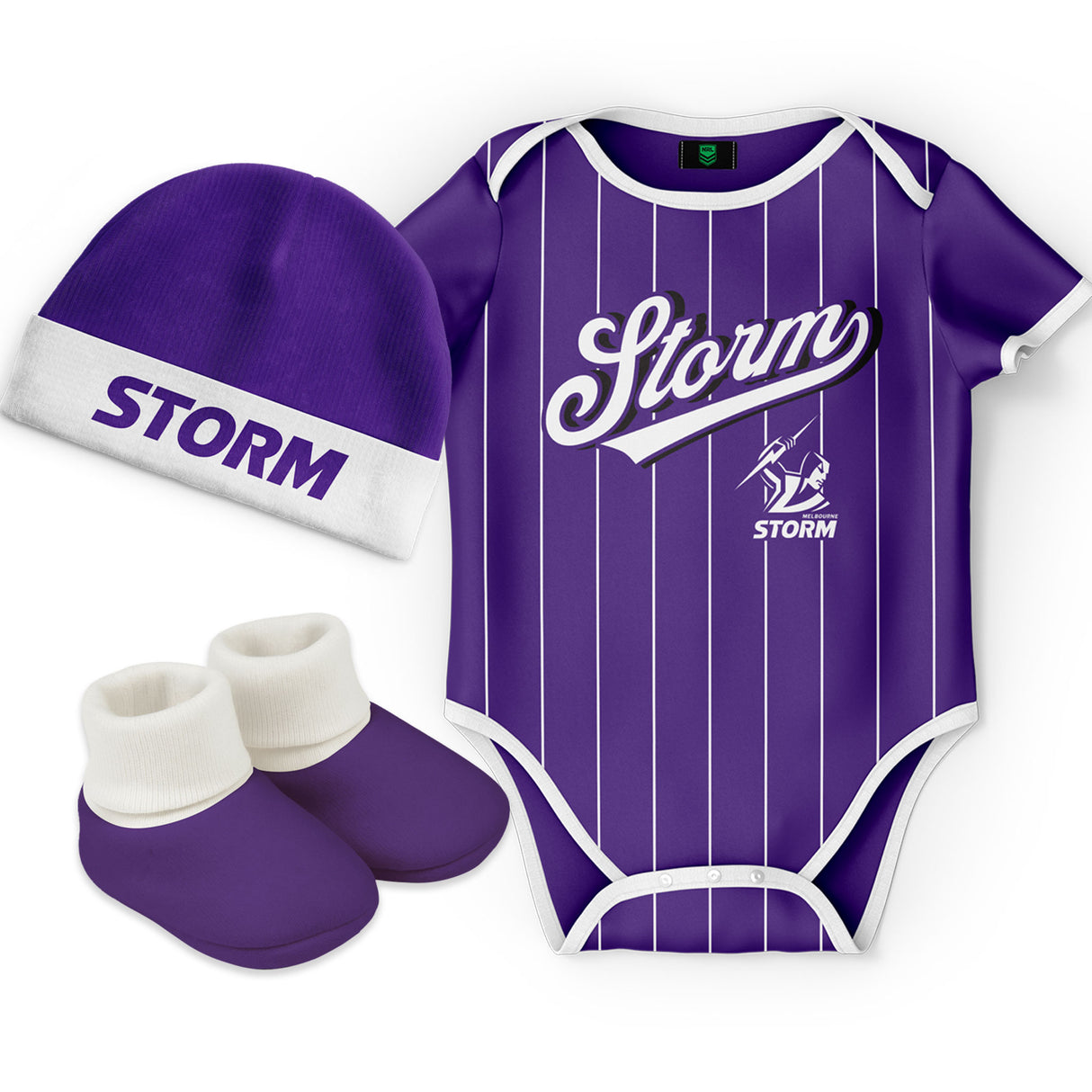 NRL Storm 'Lullaby' 3pc Gift Set