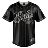 NRL Eels Blackout Baseball Shirt - Adult