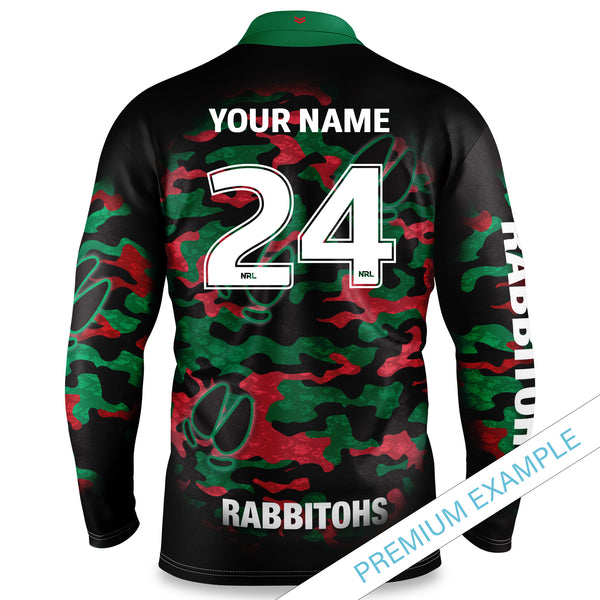 NRL Rabbitohs "Razorback" Outback Shirts - Adult