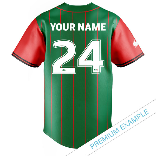 NRL Rabbitohs 'Slugger' Baseball Shirt