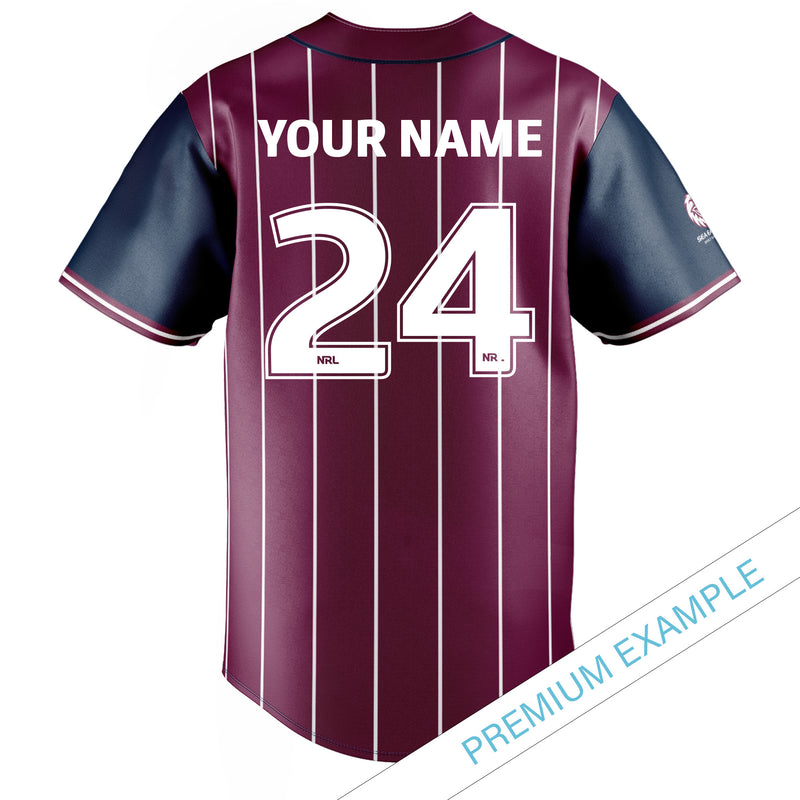 NRL Sea Eagles 'Slugger' Baseball Shirt