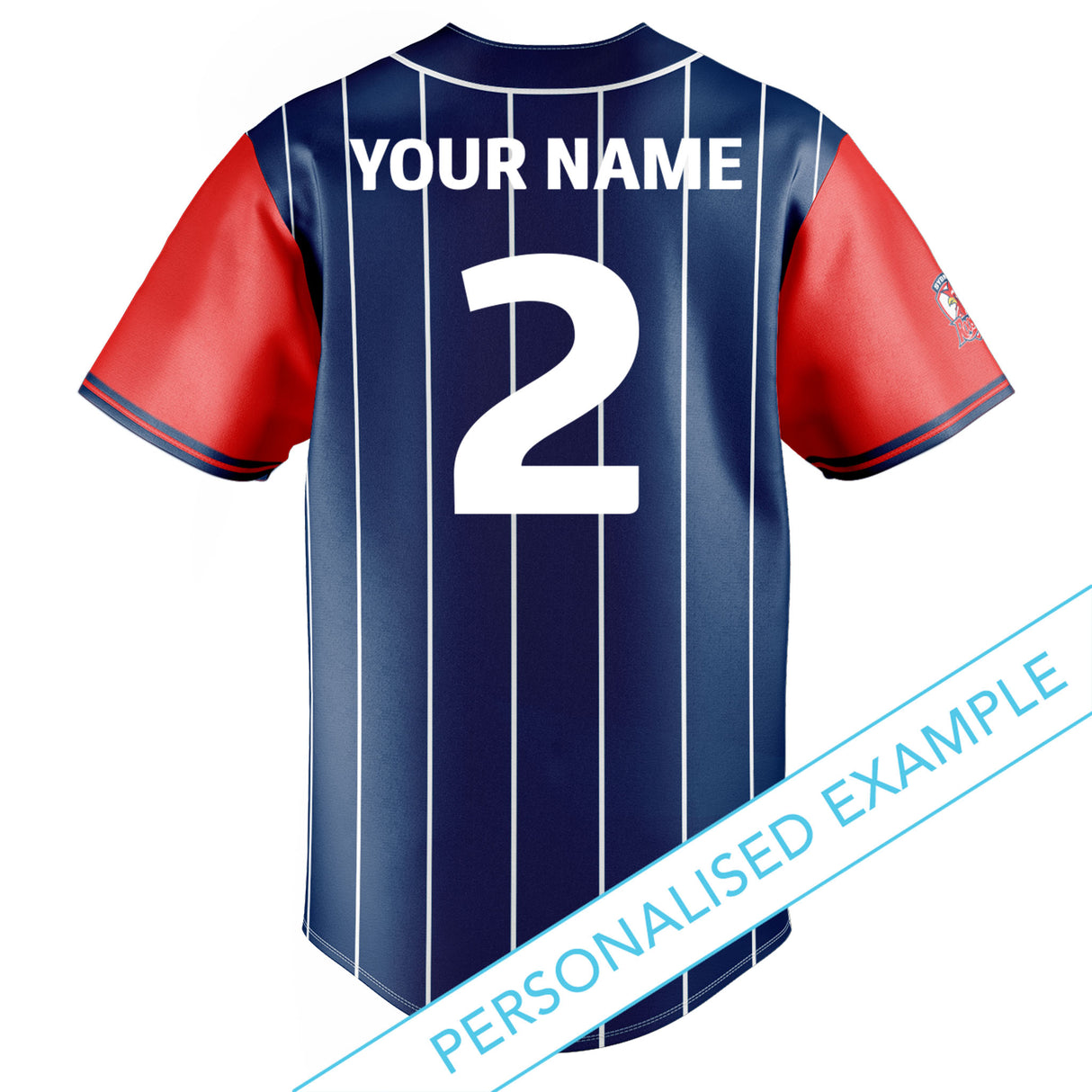 NRL Roosters 'Slugger' Baseball Shirt
