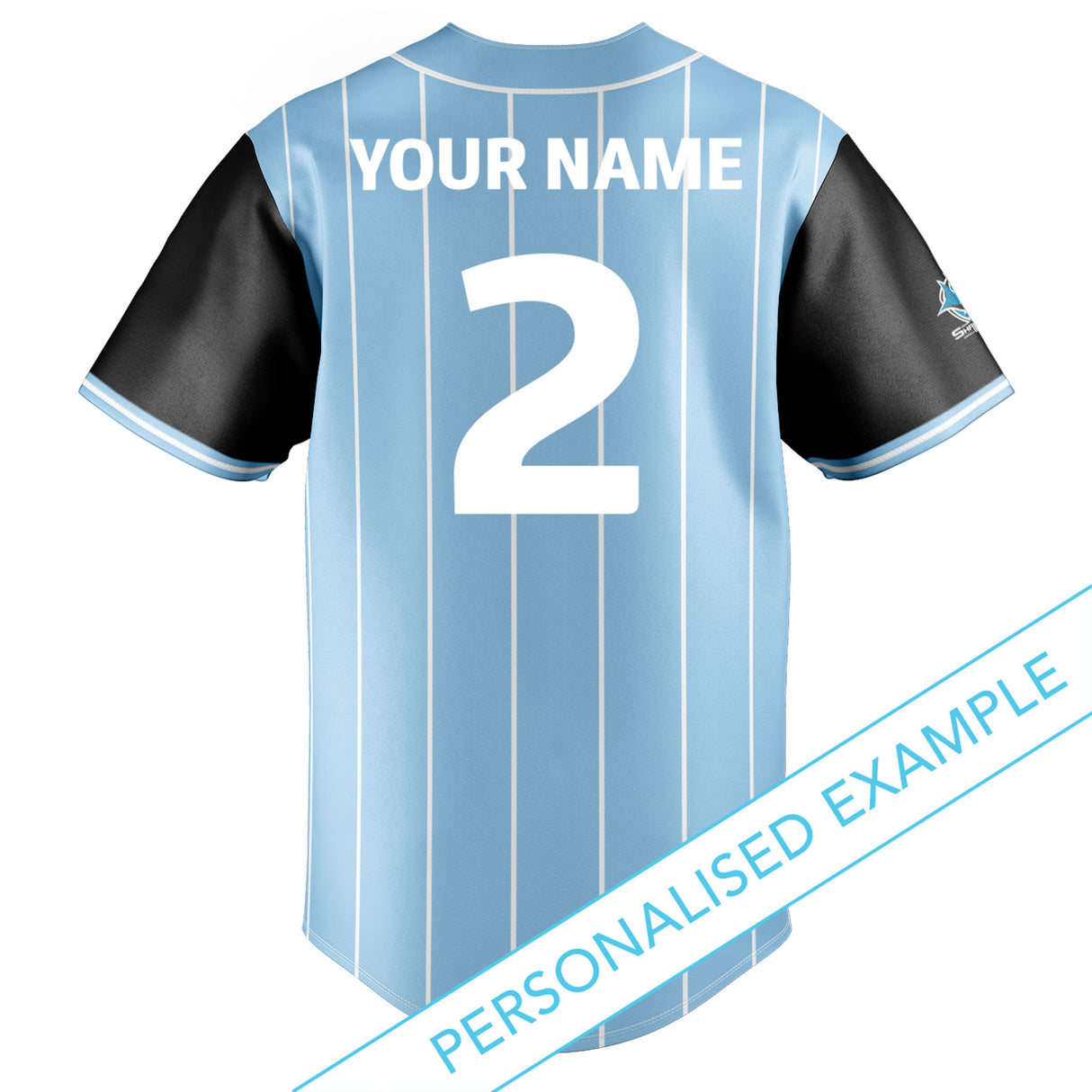 NRL Sharks 'Slugger' Baseball Shirt