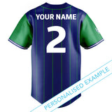 NRL Warriors 'Slugger' Baseball Shirt