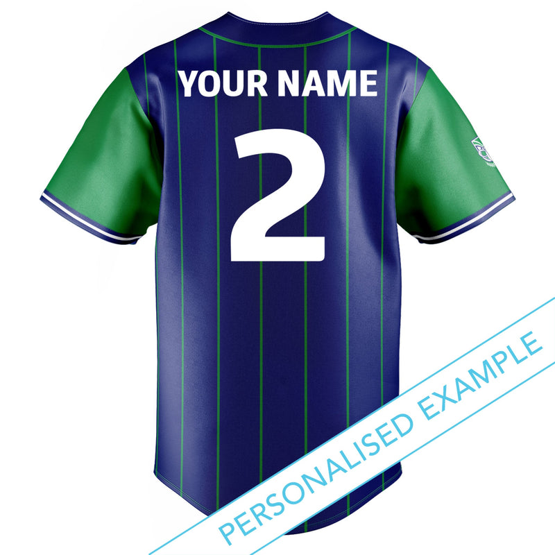 NRL Warriors 'Slugger' Baseball Shirt