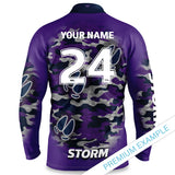 NRL Storm "Razorback" Outback Shirts - Adult