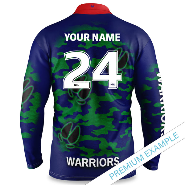 NRL Warriors "Razorback" Outback Shirts - Adult