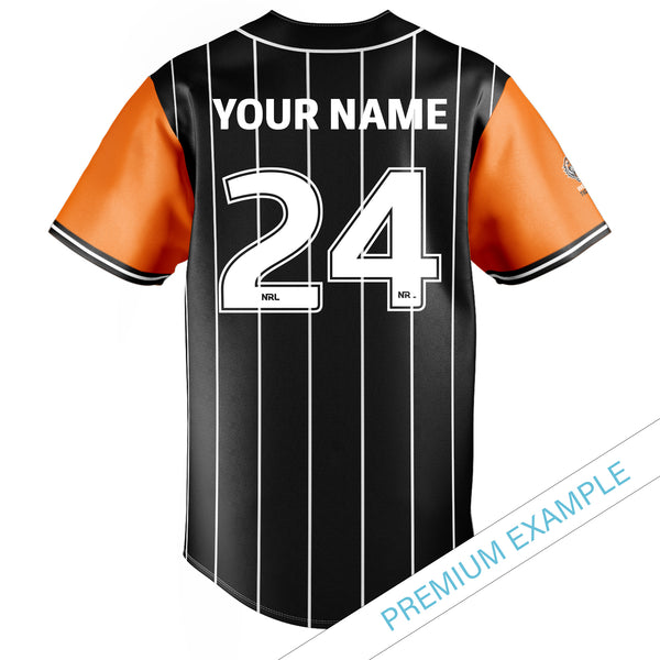 NRL Wests Tigers 'Slugger' Baseball Shirt