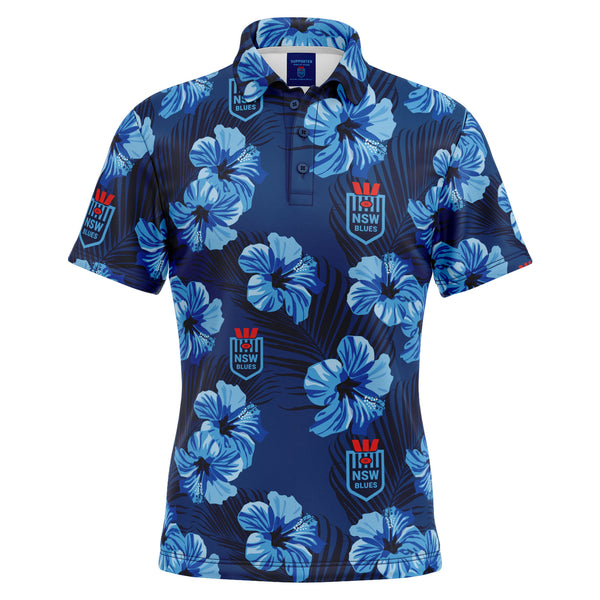 NSW Blues 'Aloha' Golf Polo