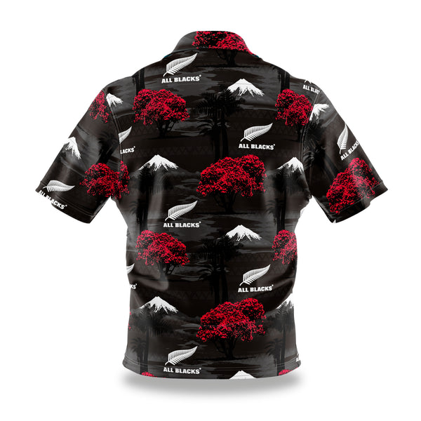 All Blacks 'Pohutukawa' Hawaiian Shirt