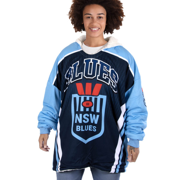 NSW Blues Oversized Fleece Hoodie - Adult