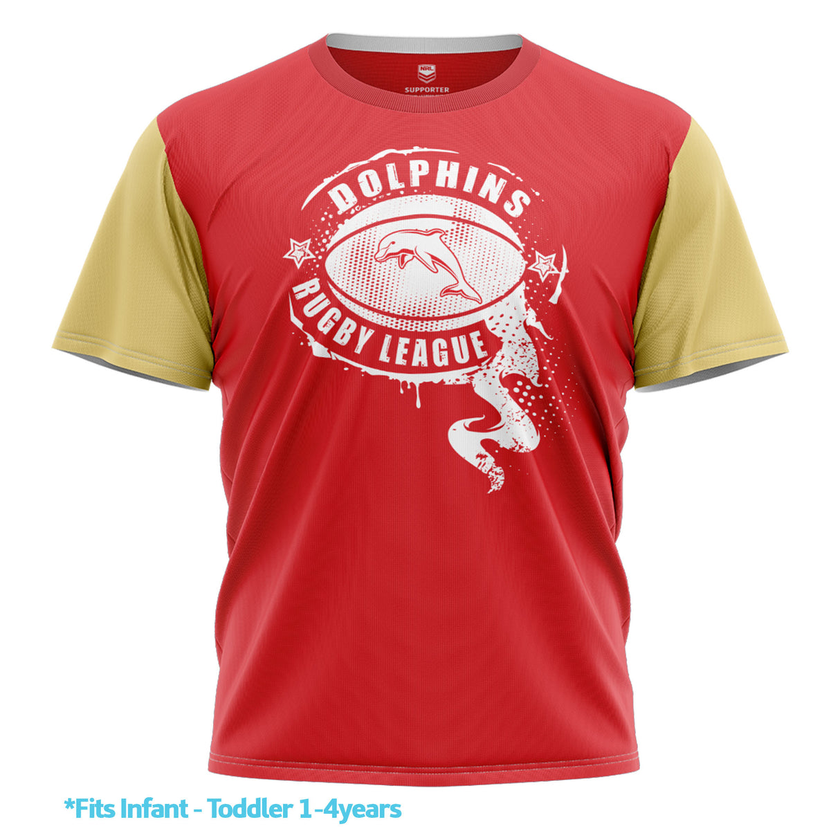 NRL Dolphins 'Preston' Toddlers Tee