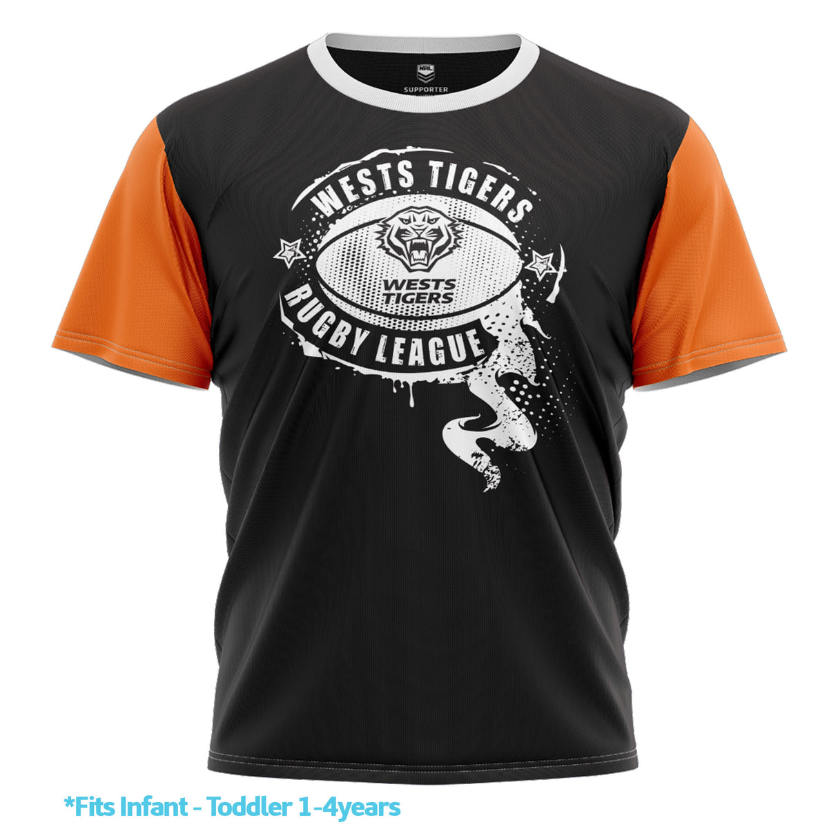 NRL Wests Tigers 'Preston' Toddlers Tee